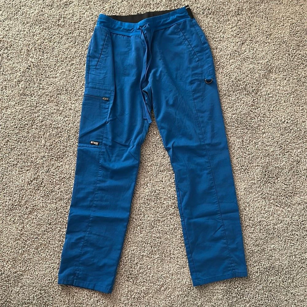 Greys Anatomy Scrub Pants in Galaxy Blue